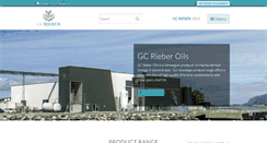 Desktop Screenshot of gcrieber-oils.com